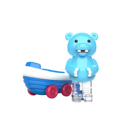 Zoomigos® Hippo with Rowboat Zoomer