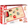 Juego de sellos de jardin