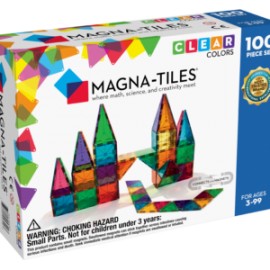 MAGNA-TILES® Clear Colors 100 Piece Set