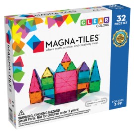 MAGNA-TILES® Clear Colors 32 Piece Set