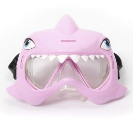 Gafas de buceo tiburón rosa