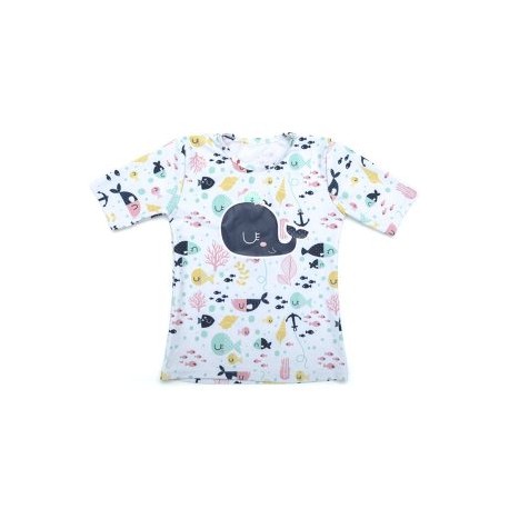 Camiseta whale niña t2